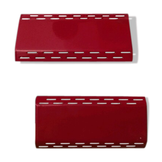 Pair of 1960 in lacquered metal
