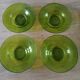 4 assiettes creuses en verre