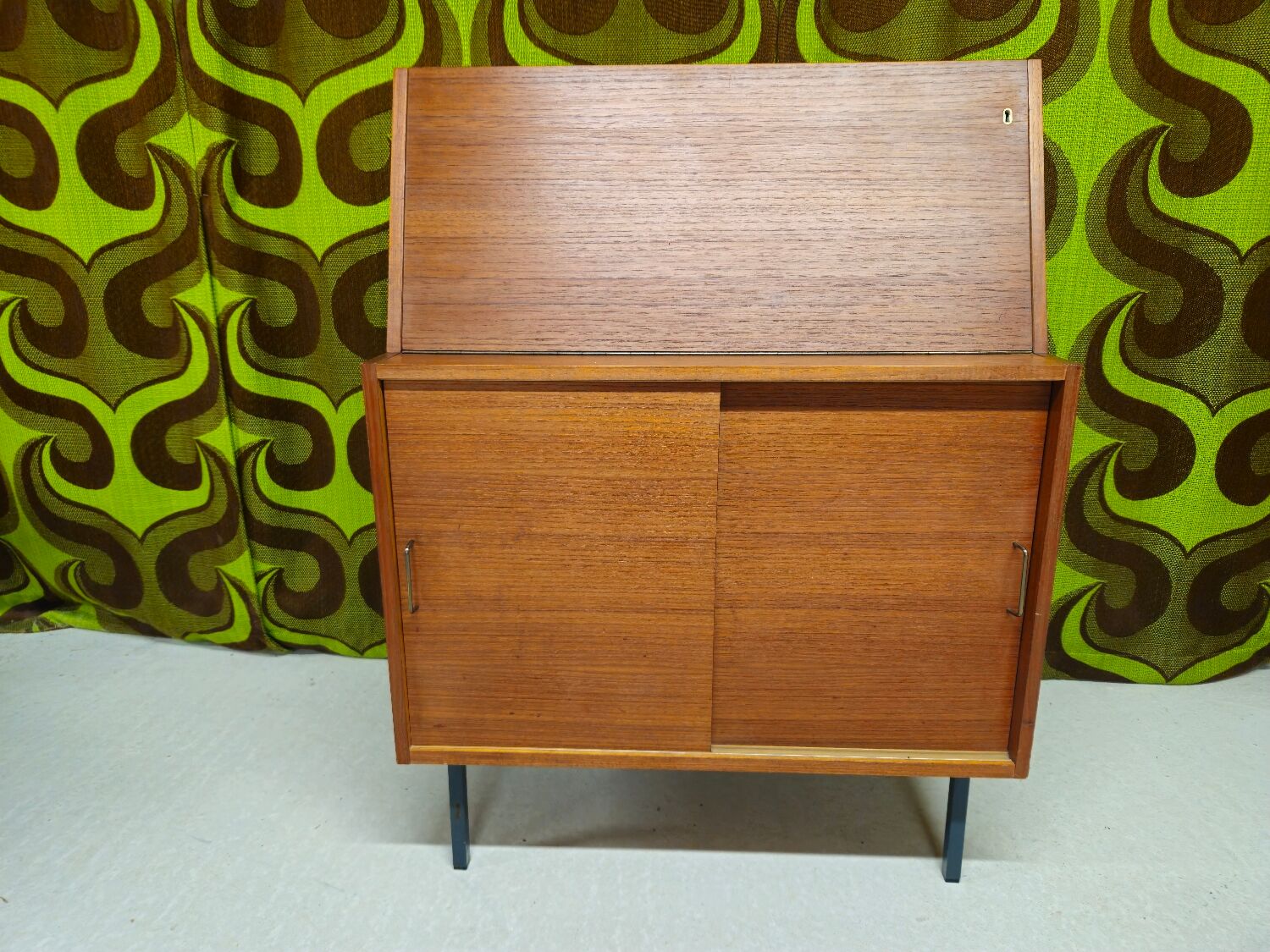 Vintage teak secretary 1970