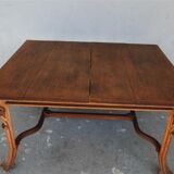 Art nouveau 1900 oak coffee table