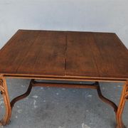 Art nouveau 1900 oak coffee table