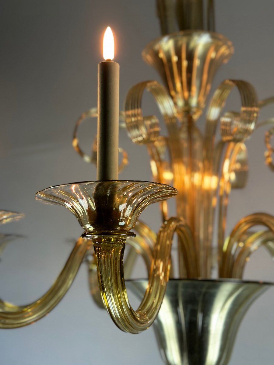 Venetian chandelier in Murano glass circa 1940