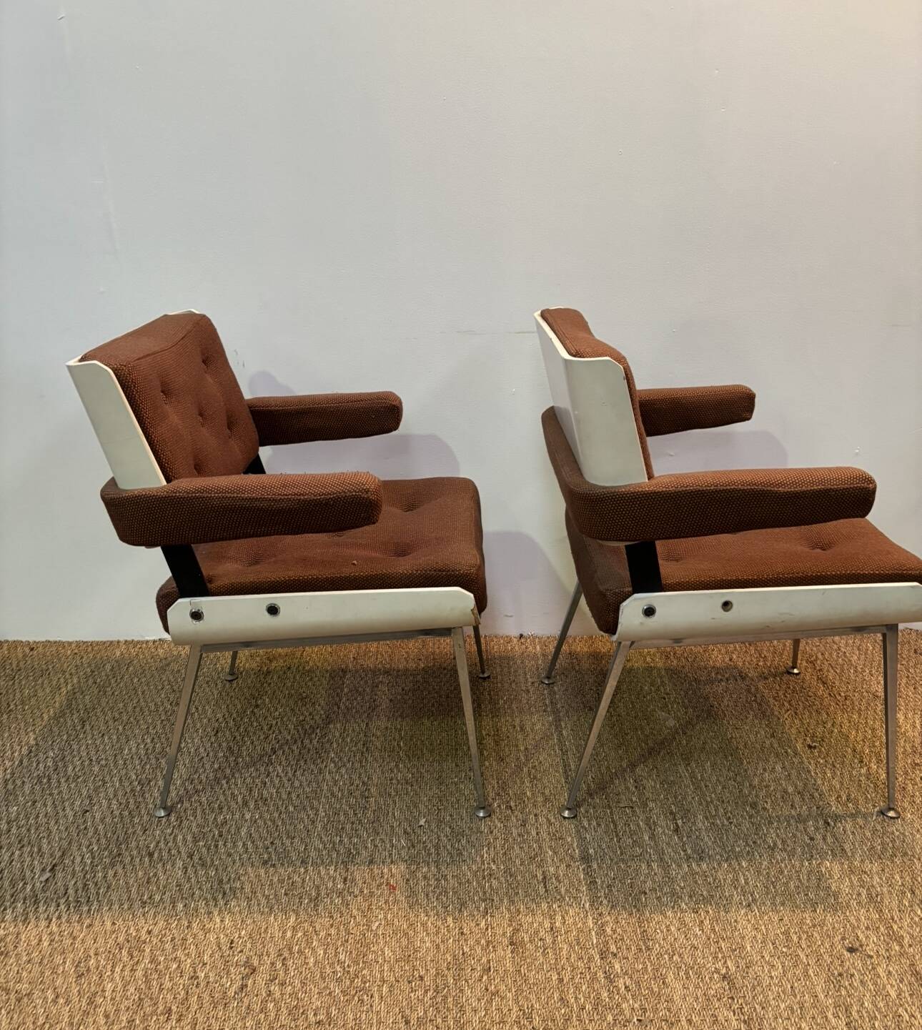 Lot de deux fauteuils Marcom 1970