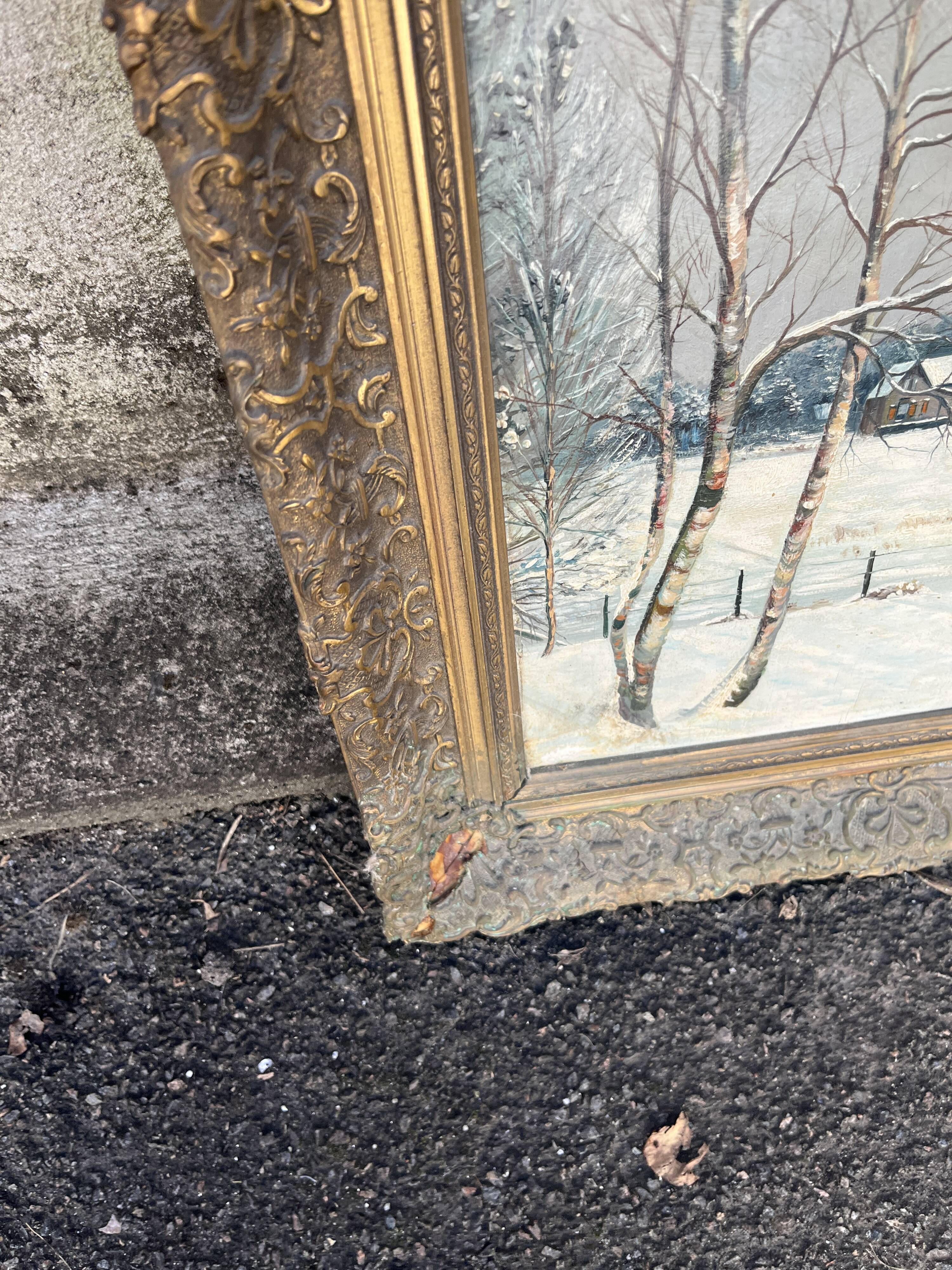 Tableau XIX Jacob Jackson - Winter Landscape with Birches