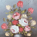 Oil on canvas, framed still life