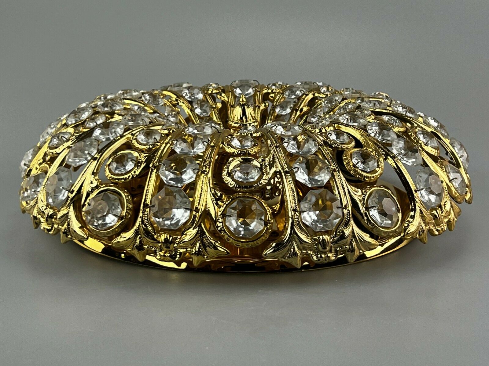 60s 70s lamp Peris Andreu S.A. Riper Plafoniere ceiling lamp Brass Glass