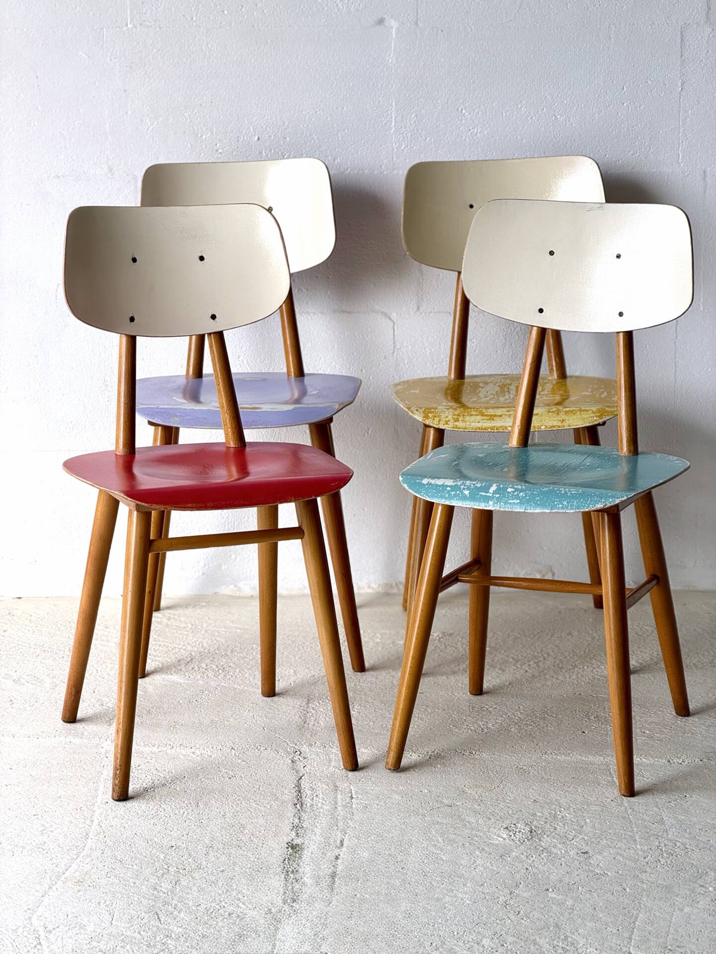 Chaises Bistro TON, années 1960