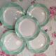 5 retro plates in Badonviller earthenware
