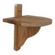 Small wooden wall shelf