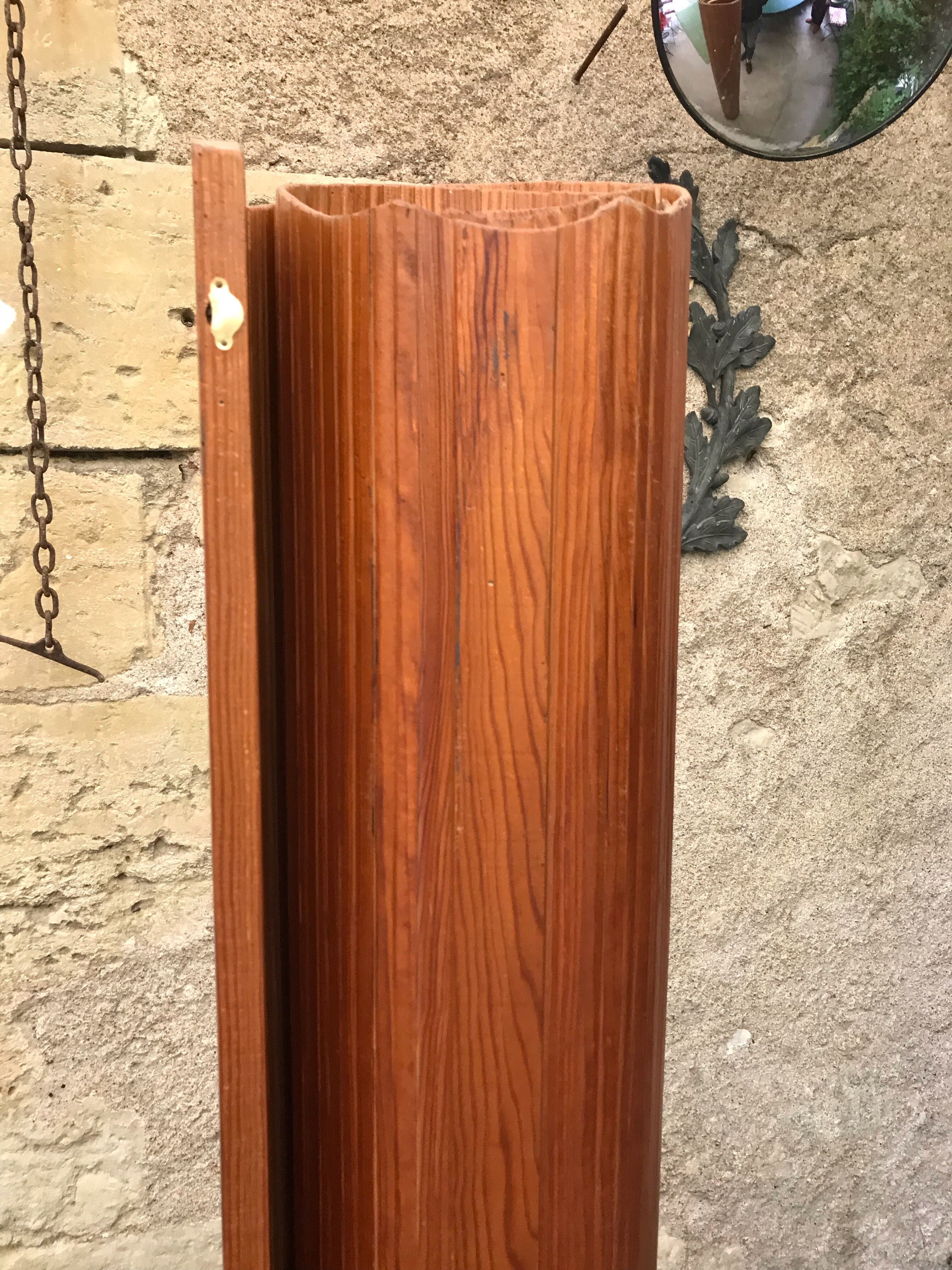Screen wooden slats 50s