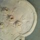 Louis XVI pediment with plaster low relief roses