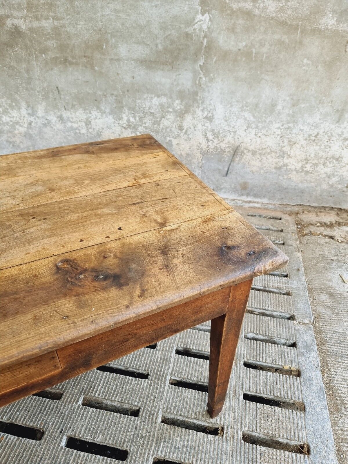 Antique farmhouse table French dining table