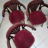 6 Fauteuils bridge bistrot