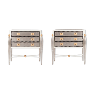 Commodes Hollywood Regency glam 1970