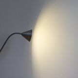 Lampe en aluminium brossé type a9303, ikea, années 80-90
