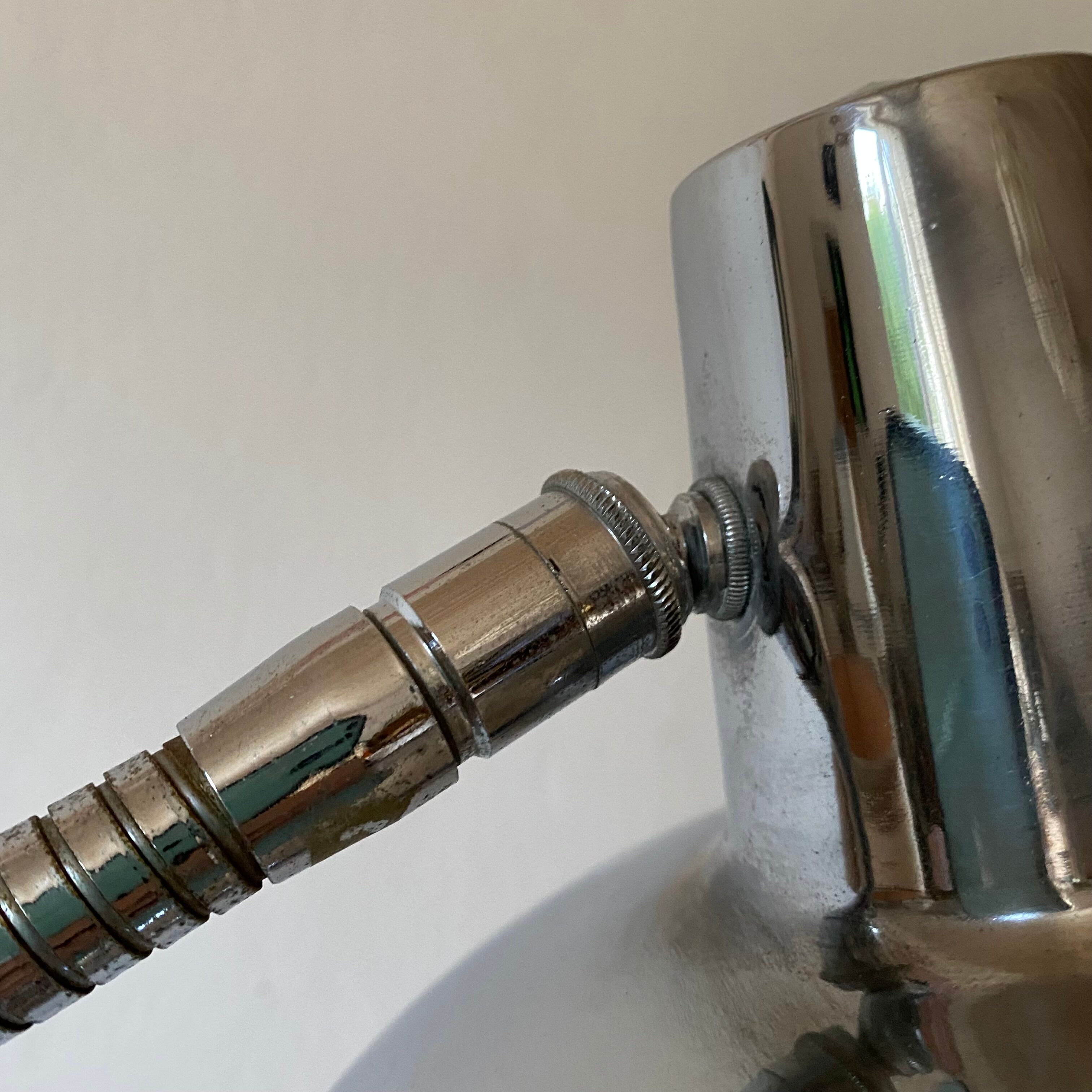 Lampe de bureau chromée années 50