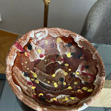 Glazed ceramic salad bowl