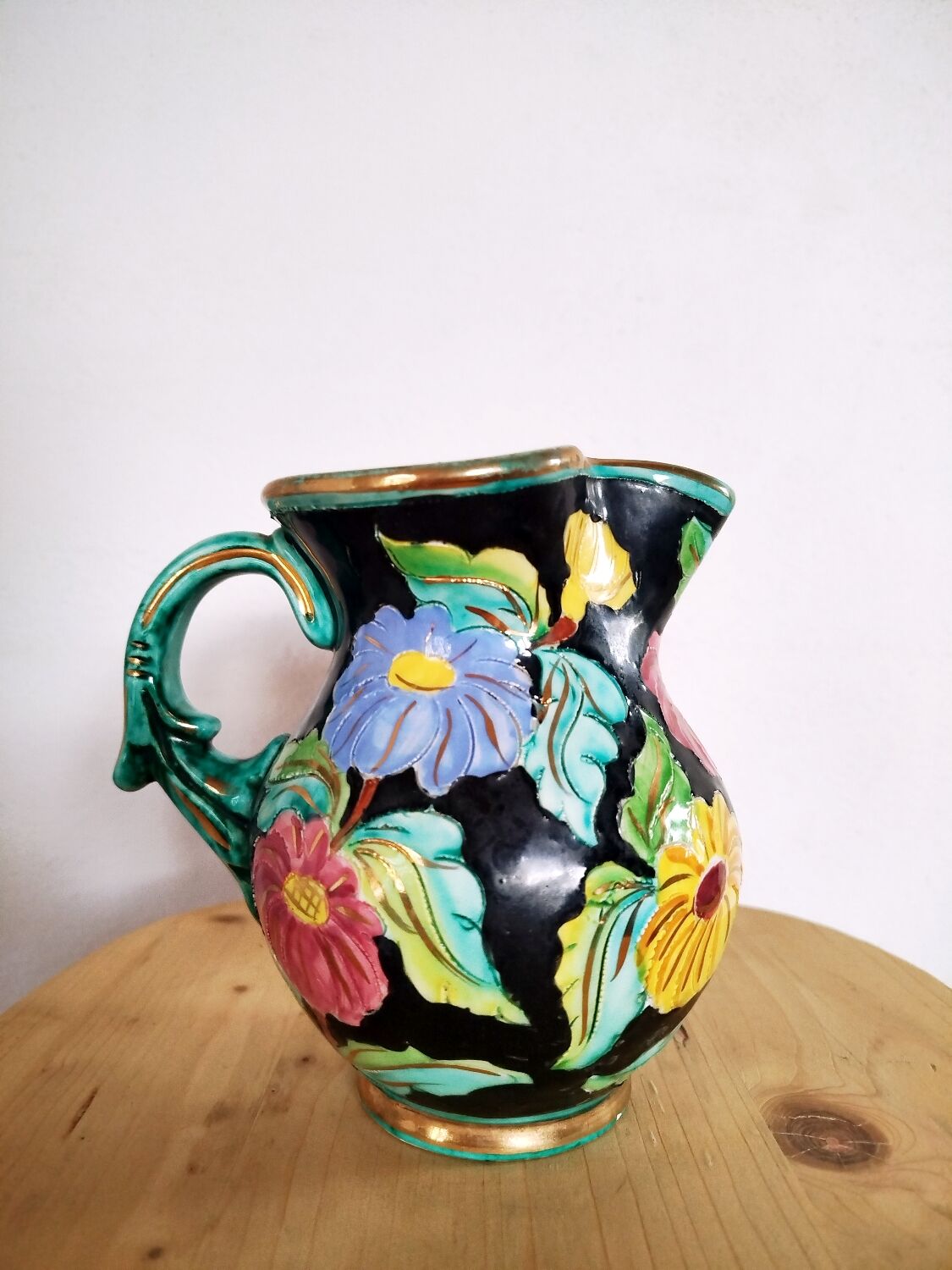 Ceramic enamelled jug Cerart Monaco