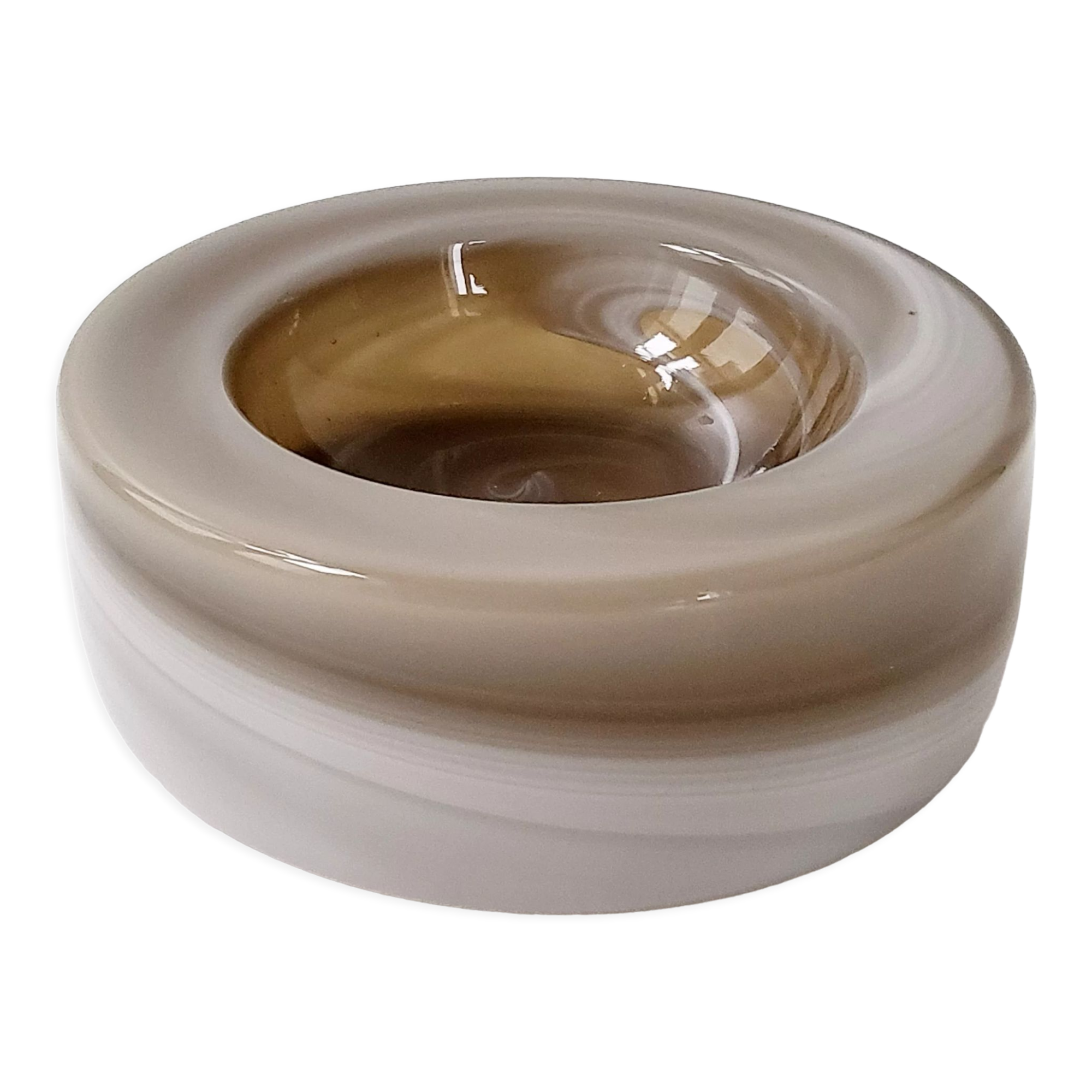 Vintage ashtray in glass paste Moorish Old 1960