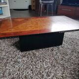 elm burl coffee table