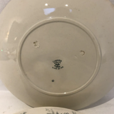 5 plates dessert linotte, Terre de Fer