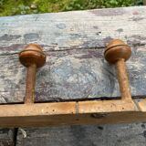 Wooden wall hook, 6 hooks