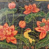 Chinese opera chest with illustrations of flora and fauna (China)