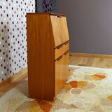 Secretary scandinavian vintage teak design 1960