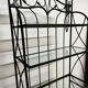 Antique wrought iron shelf