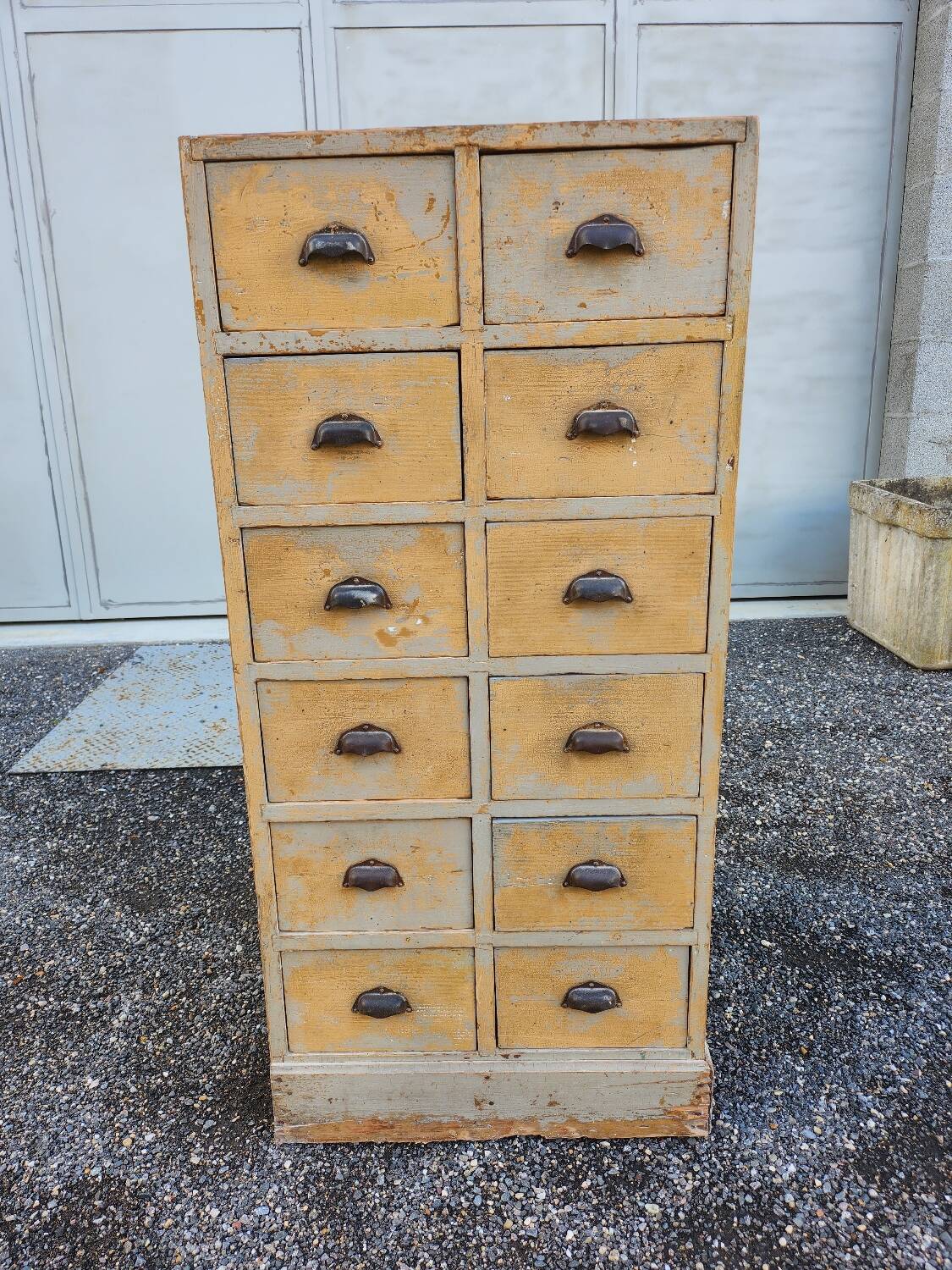 Antique craft furniture with drawers