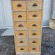 Antique craft furniture with drawers