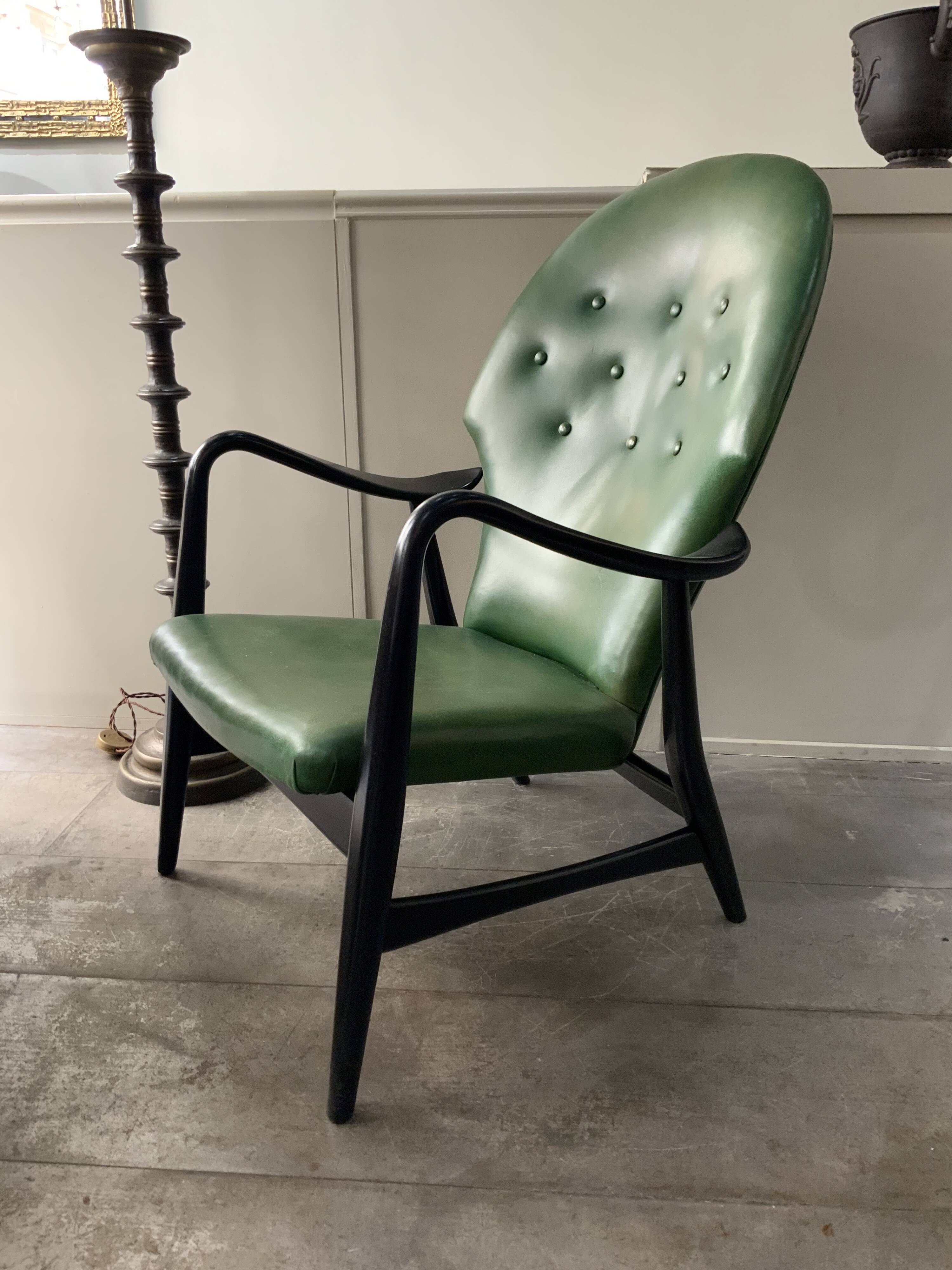 Fauteuil scandinave années 50