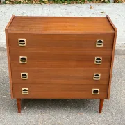 Mid-Century Scandinavian wooden chest of drawers 1960