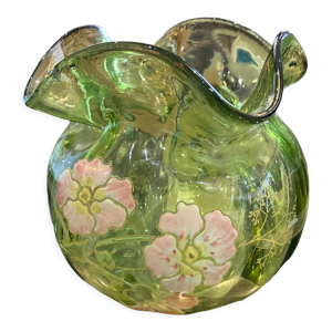 vase en verre émaillé