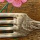 Christofle spoons and forks from the Chrysanthème model.