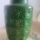 Vase W. Germany model 261-24 in green ceramic, 1960s-70s.