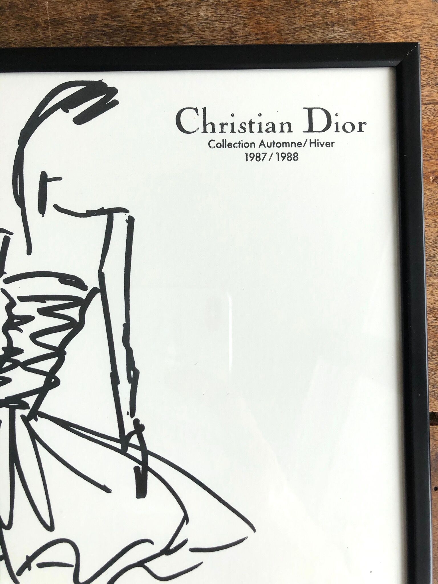Christian Dior: fashion illustration