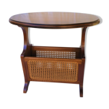 Magazine holder in cherry wood