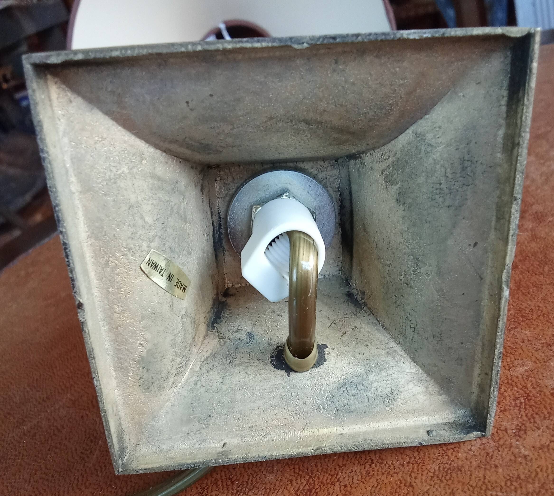 Antique Empire-style table lamp