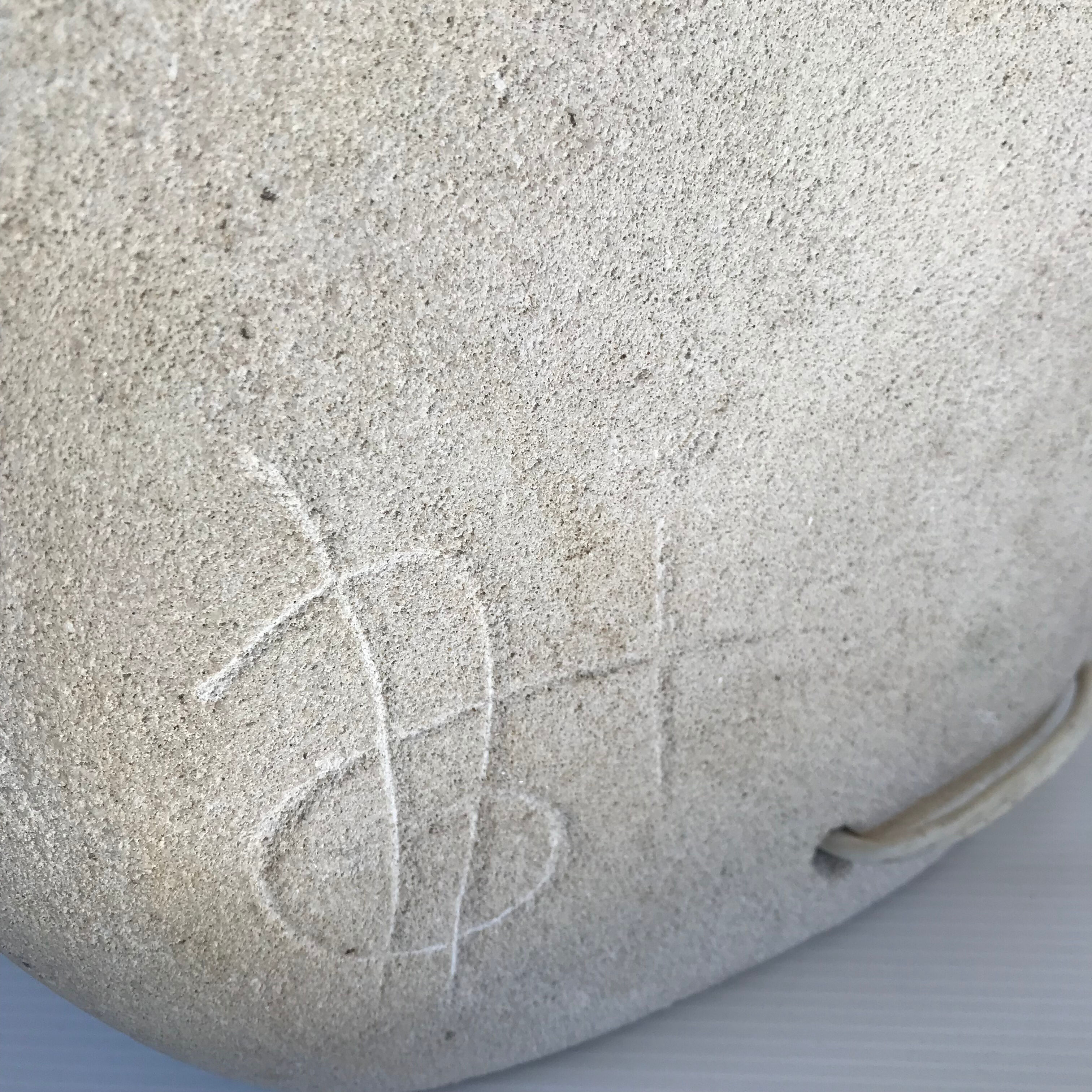 Stone lamp Arsène Galisson