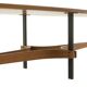 Guglielmo Ulrich. Oval coffee table in blonde teak. 1950s-60s.