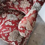 Velvet toad armchair