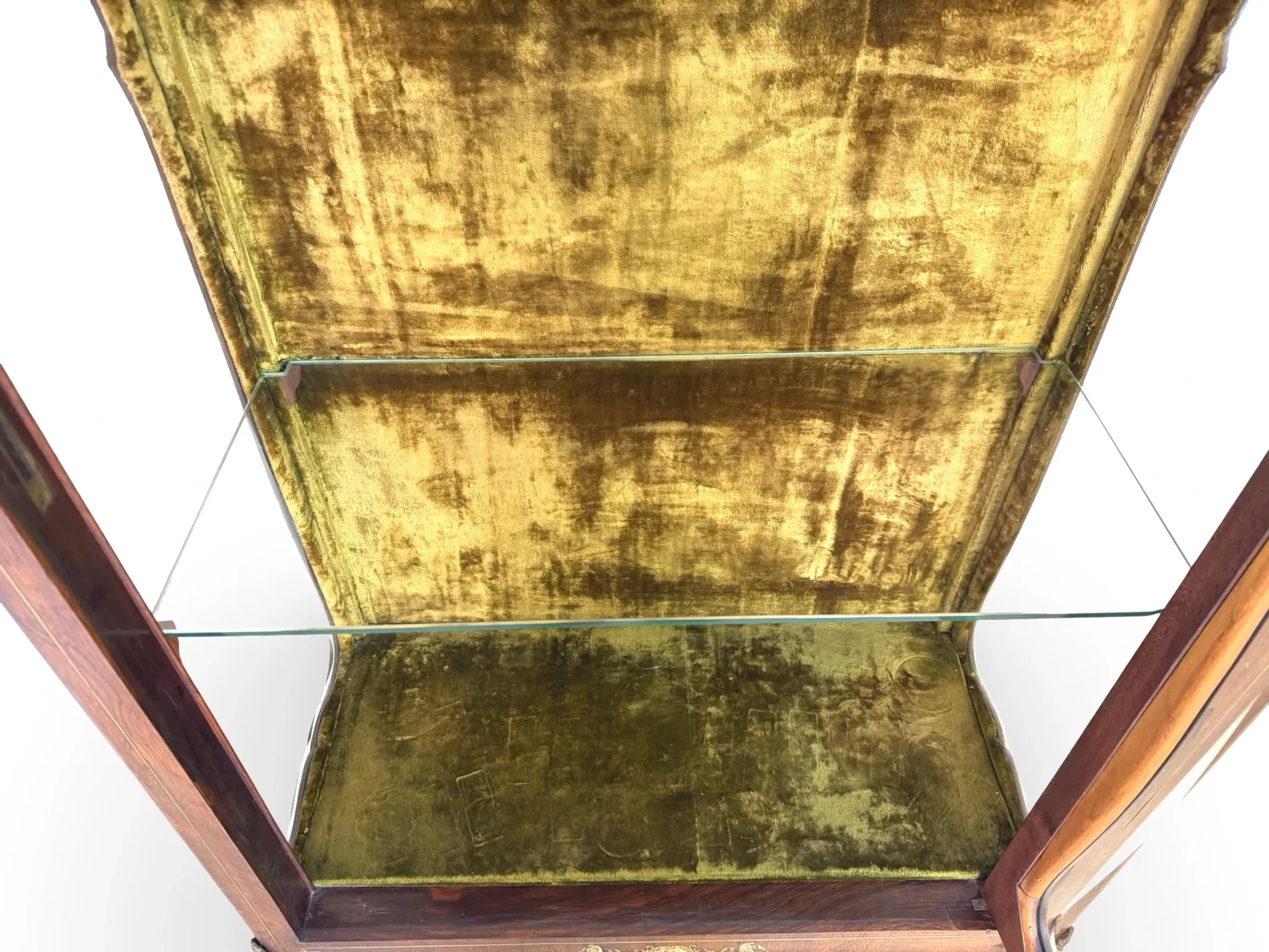 Elegant antique display cabinet, dating to 19th century