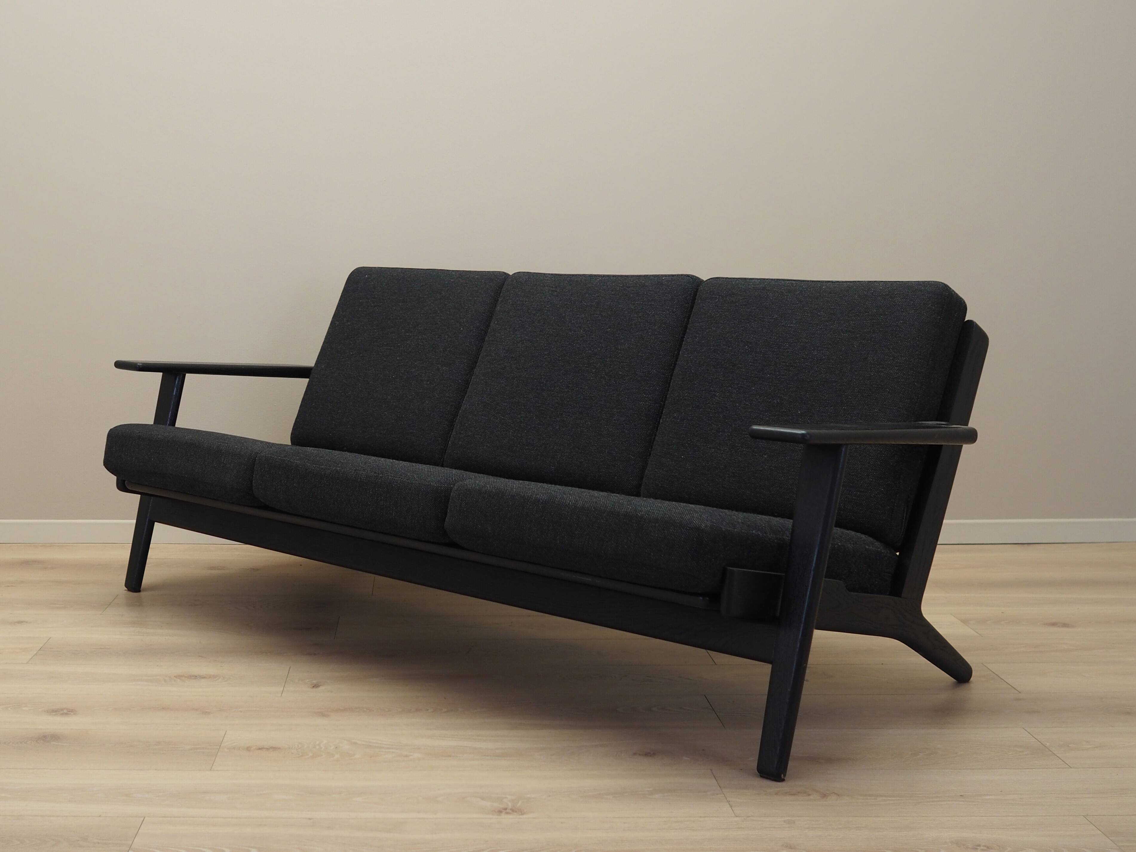Oak sofa, Danish design, 1960s, designer: Hans. J. Wegner, production: Geta
