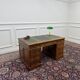 Classic English Desk with Green Inlay