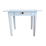 Desk table in its original white