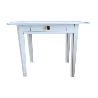 Desk table in its original white