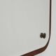 Swedish rectangular teak mirror "Sara" model