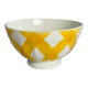 Antique Sarreguemines bowl with Scottish motif, France | Tiled earthenware bowl