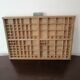 Wooden printer locker